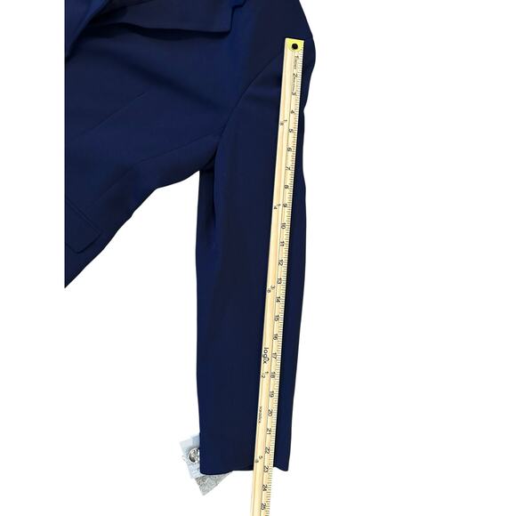 *SOLD* NWT Kasper Women’s Navy Power Blazer Jacket Size 12 Classic Career - Picture 6 of 9